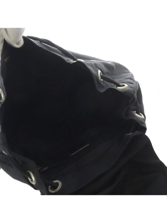 Prada Nylon Backpack Logo Black